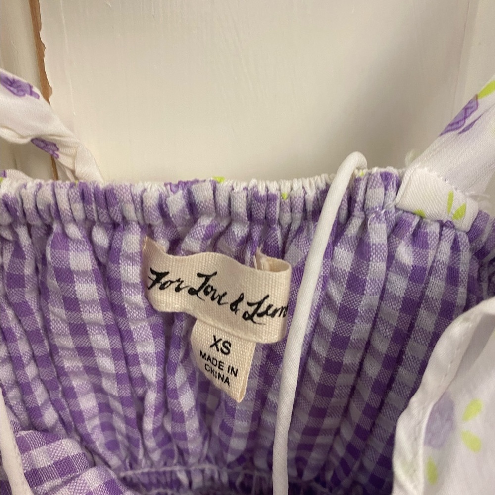 For Love and Lemons xs purple tight dress - Picture 4 of 7
